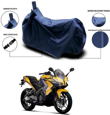 SEBONGO Waterproof Two Wheeler Cover for Bajaj(Pulsar, Blue)