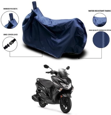 SEBONGO Waterproof Two Wheeler Cover for Suzuki(Burgman Street, Blue)