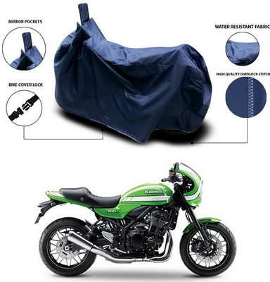 ANTHUB Waterproof Two Wheeler Cover for Kawasaki(Blue)