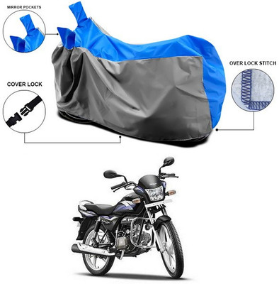 ANTHUB Waterproof Two Wheeler Cover for Hero(Splendor Pro, Blue)