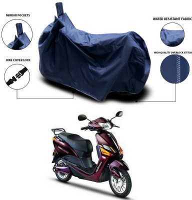 ANTHUB Waterproof Two Wheeler Cover for Hero(Electric Optima Plus, Blue)