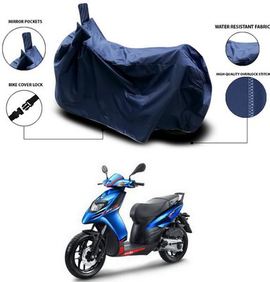 SEBONGO Waterproof Two Wheeler Cover for Aprilia(SR 125, Blue)