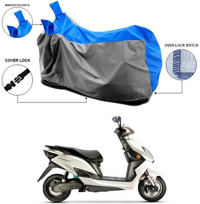 ANTHUB Waterproof Two Wheeler Cover for Evolet(Derby, Blue)
