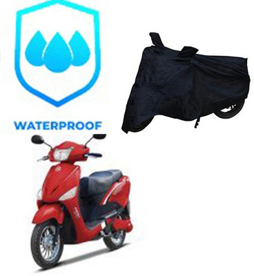 RPSENTTERPR Waterproof Two Wheeler Cover for Hero(E Scoot, Black)