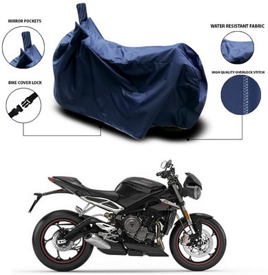 ANTHUB Waterproof Two Wheeler Cover for Triumph(Blue)
