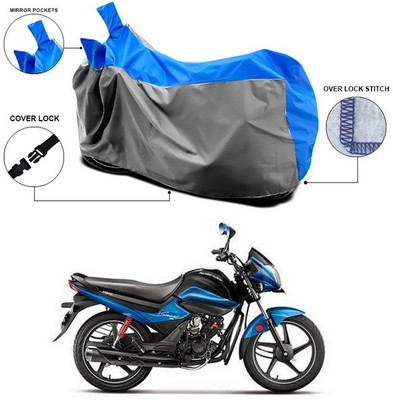 ANTHUB Waterproof Two Wheeler Cover for Hero(Splendor I Smart, Blue)
