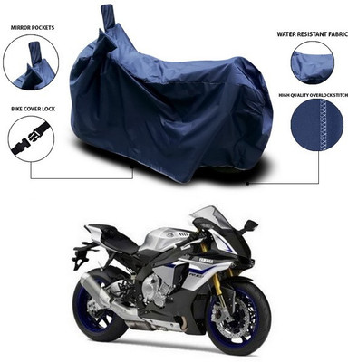 SEBONGO Waterproof Two Wheeler Cover for Yamaha(YZF R1M, Blue)