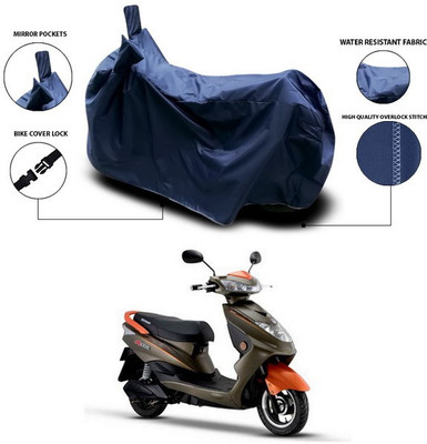 ANTHUB Waterproof Two Wheeler Cover for Okinawa(Ridge, Blue)