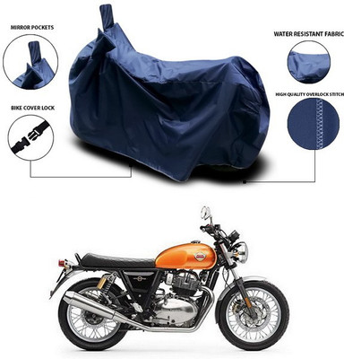 SEBONGO Waterproof Two Wheeler Cover for Royal Enfield(Interceptor 650, Blue)
