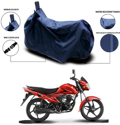 ANTHUB Waterproof Two Wheeler Cover for Suzuki(Hayate EP, Blue)