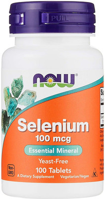 Now Foods Selenium 100 mcg 100 no.s Multivitamins Tablets(100 No)