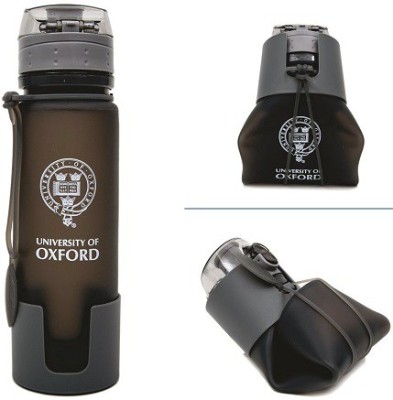UNIVERSITY OF OXFORD Oxford Water Bottle -Black-500 ML 500 ml Water Bottle(Set of 1, Black)
