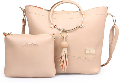 JFC Beige Sling Bag ST-00CR COMBO(Pack of 2)