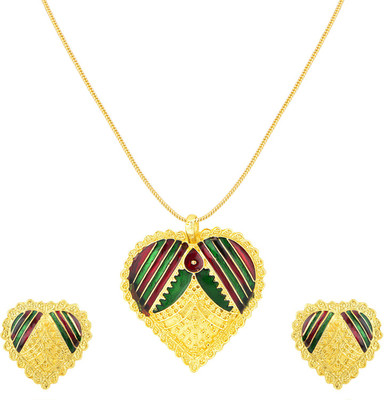 Sukkhi Alloy Gold-plated Multicolor Jewellery Set(Pack of 1)