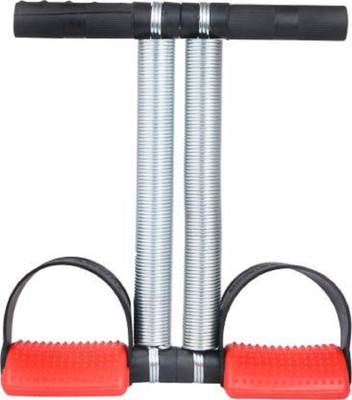 KHALIFA AND BADSHAH Unisex Double Spring Tummy Trimmer Ab Exerciser Ab Exerciser(Red, Silver)