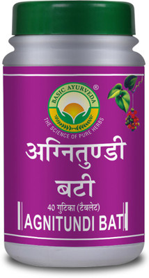 Basic Ayurveda Agnitundi Bati(40 Tablets)