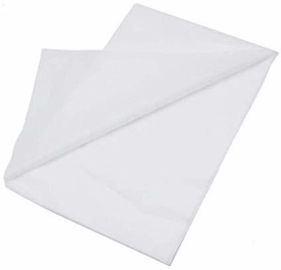 RXSHOPY 25 TC Microfiber Single Solid Flat Bedsheet(Pack of 10, White)