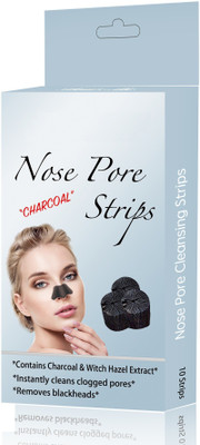 Wiffy skin care Cleansing Charcoal Nose Strips for Women - Blackhead Remover on Oily Skin, with Instant Blackhead Removal and Pore Unclogging(10 g)