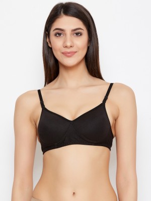 Ds Fashion Women T-Shirt Heavily Padded Bra(Black)