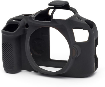 IJJA Camera Silicone Protective Camera Case Cover Compatible with 1300D Black  Camera Bag(Black)