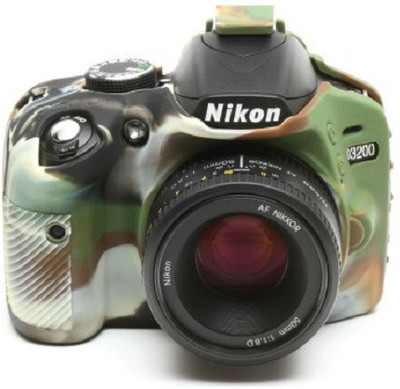 Amabu Camera Silicone Protective Camera Case Cover Compatible with D3200 Camouflage  Camera Bag(Camouflage)