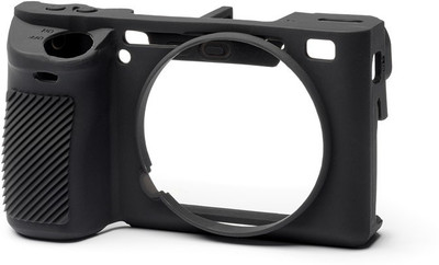 Amabu Camera Silicone Protective Camera Case Cover Compatible with Sony A6500 Black  Camera Bag(Black)