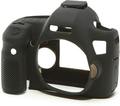 Amabu Camera Silicone Protective Camera Case Cover Compatible with Canon 6D Black  Camera Bag(Black)