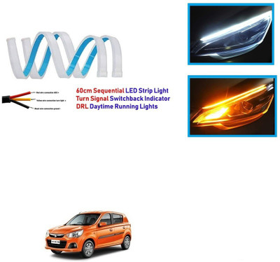 Auto Smart Look ASL2573 Car Led Strip for Headlight White Daytime Running Light, Turn Signal Yellow/Amber Indicator Light Lamp DRL 12v (Left&Right) Car Fancy Lights(White, Yellow) Auto Smart Look ASL2573 Car Led Strip for Headlight White Daytime Running Light, Turn Signal Yellow/Amber Indicator Light Lamp DRL 12v (Left&Right) Car Fancy Lights(White, Yellow)