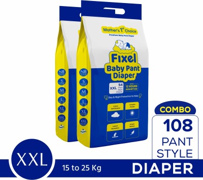 fixel Baby Diaper Pants - XXL(108 Pieces)