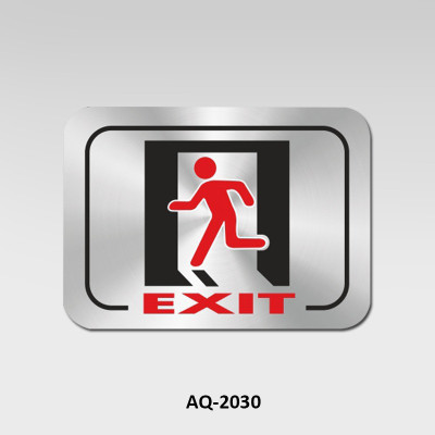 Rab Exit Emergency Sign(Reflective Sign)