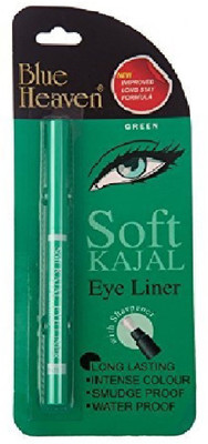 BLUE HEAVEN Soft Kajal Eyeliner, Green* 0.31 g(Green)