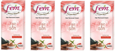 Fem Fairness Naturals Hair Removal Cream Fair and Soft For Dry Skin Cream(25 g)