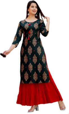 Pankaja Creation Women Kurta Sharara Set