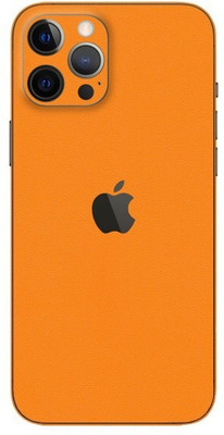 Orgic India iPhone 12 Pro Mobile Skin(Orange)