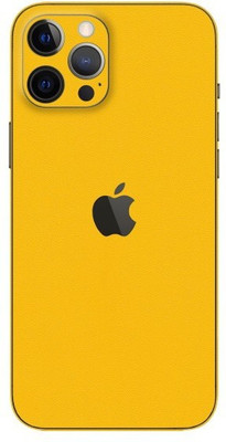 Orgic India iPhone 12 Pro Mobile Skin(Yellow)