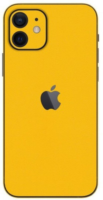 Orgic India iPhone 12 Mini Mobile Skin(Yellow)