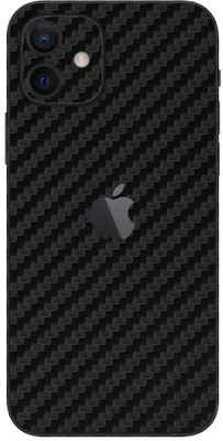 Orgic India iPhone 12 Mobile Skin(Carbon Black)