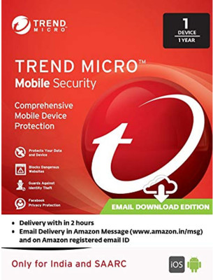 Trend Micro Mobile Security 1 User 1 Year(Voucher)