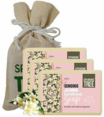 Speaking tree Jasmine Handmade Soap – 100 gms (Pack of 3)(3 x 100 g)