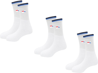 MATTZIG Men & Women Solid Mid-Calf/Crew(Pack of 3)