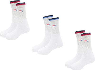 MATTZIG Men & Women Solid Mid-Calf/Crew(Pack of 3)