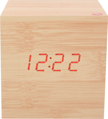 Adonai Digital Brown Clock