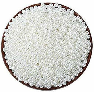 BBS DEAL moti (6 mm) 400 PCS Pearl,Crafts Pearl Beads for Beading DIY Jewellery cream color