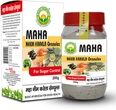Basic Ayurveda Maha Neem Karela Granules(200)