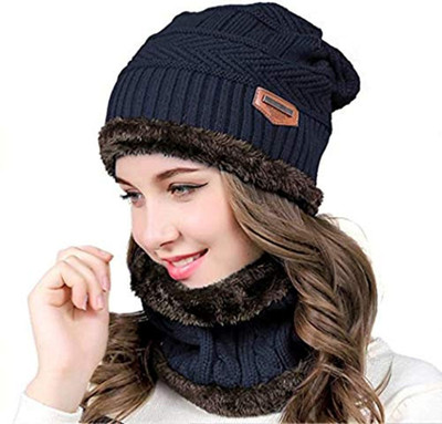 FabSeasons Woven Beanie Cap