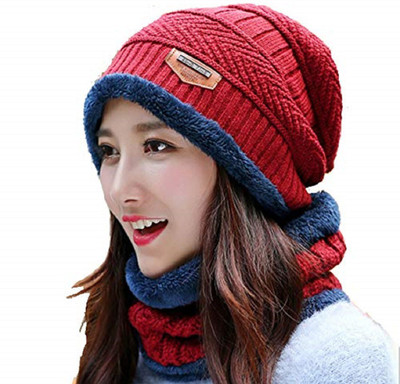 Stylathon Woven Beanie Cap(Pack of 2)