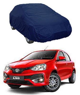 Utkarsh Car Cover For Toyota Etios Liva (Without Mirror Pockets)(Blue)