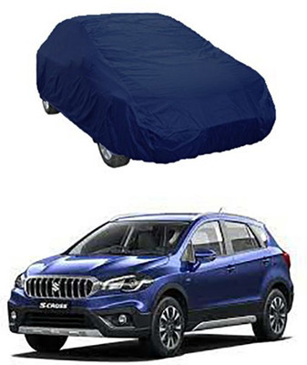 Utkarsh Car Cover For Maruti Suzuki S-Cross (Without Mirror Pockets)(Blue)