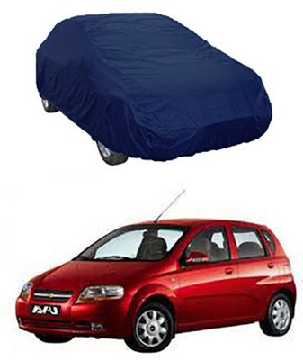 Utkarsh Car Cover For Chevrolet Aveo Uva (Without Mirror Pockets)(Blue)
