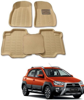 arneja trading company Polyutherine 3D Mat For  Toyota Etios Cross(Beige)